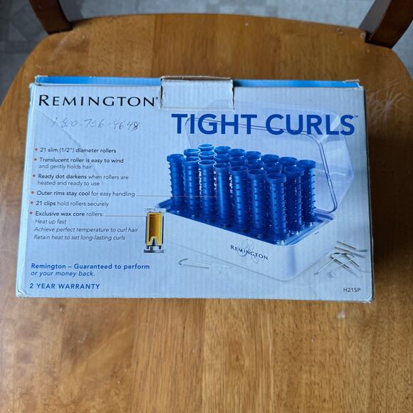 Remington Tight Curls H21SP Base and Lid ONLY Works No Rollers/Clips With Box - Picture 4 of 11